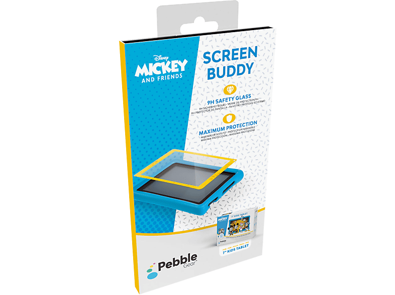 PEBBLE GEAR MICKEY AND FRIENDS SCREEN BUDDY / Display Schutz Zubehör für Kinder-Tablet, Mehrfarbig