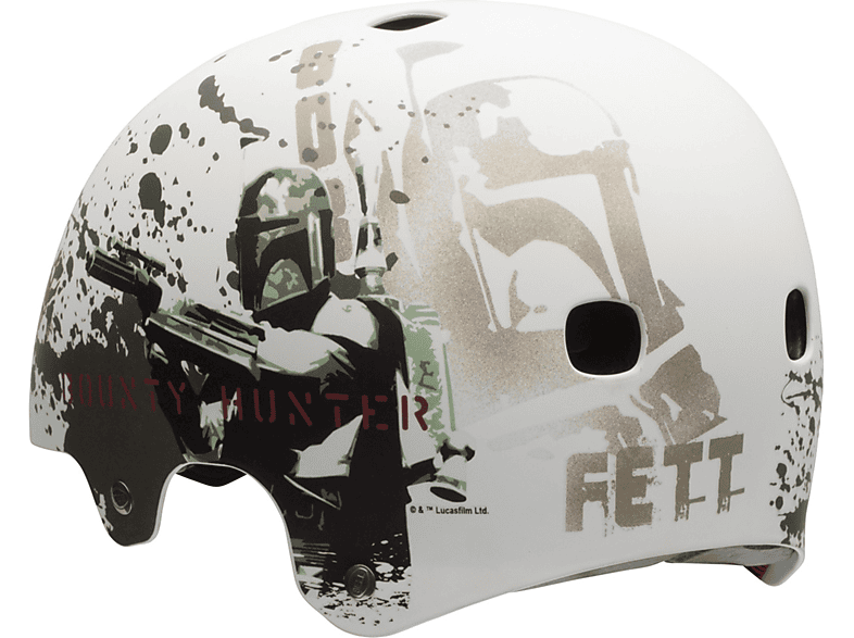 BELL Segment Jr. STAR WARS XS (Fahrradhelm, 48-53 cm, Matt weiss)