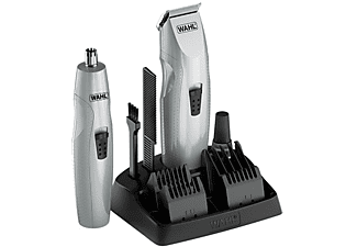 WAHL 05606-308 Mustache & Beard Pilli Sakal Kesme ve Bıyık Düzeltme Makinesi Gri