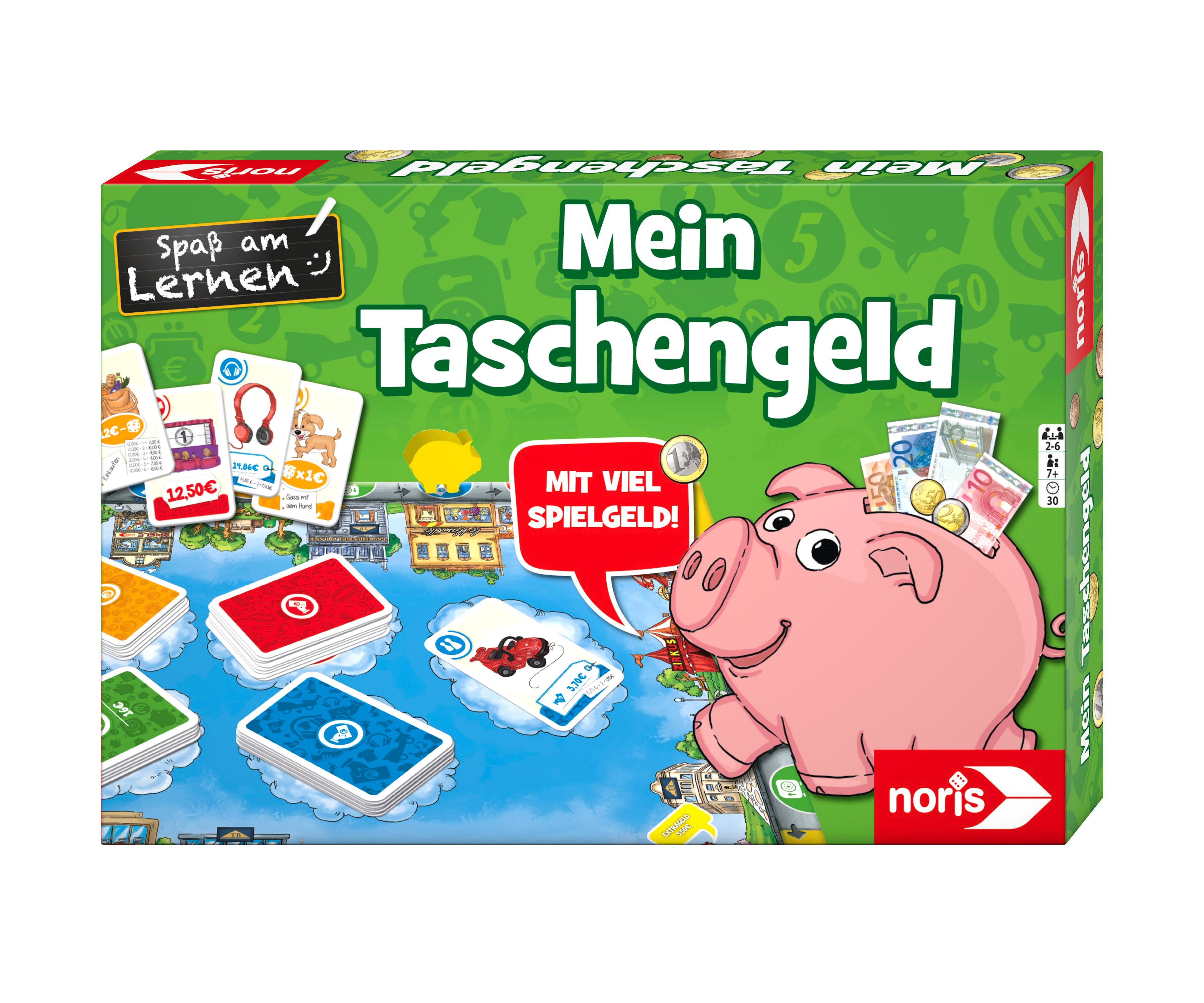 NORIS Mein Taschengeld Kinderspiel Mehrfarbig