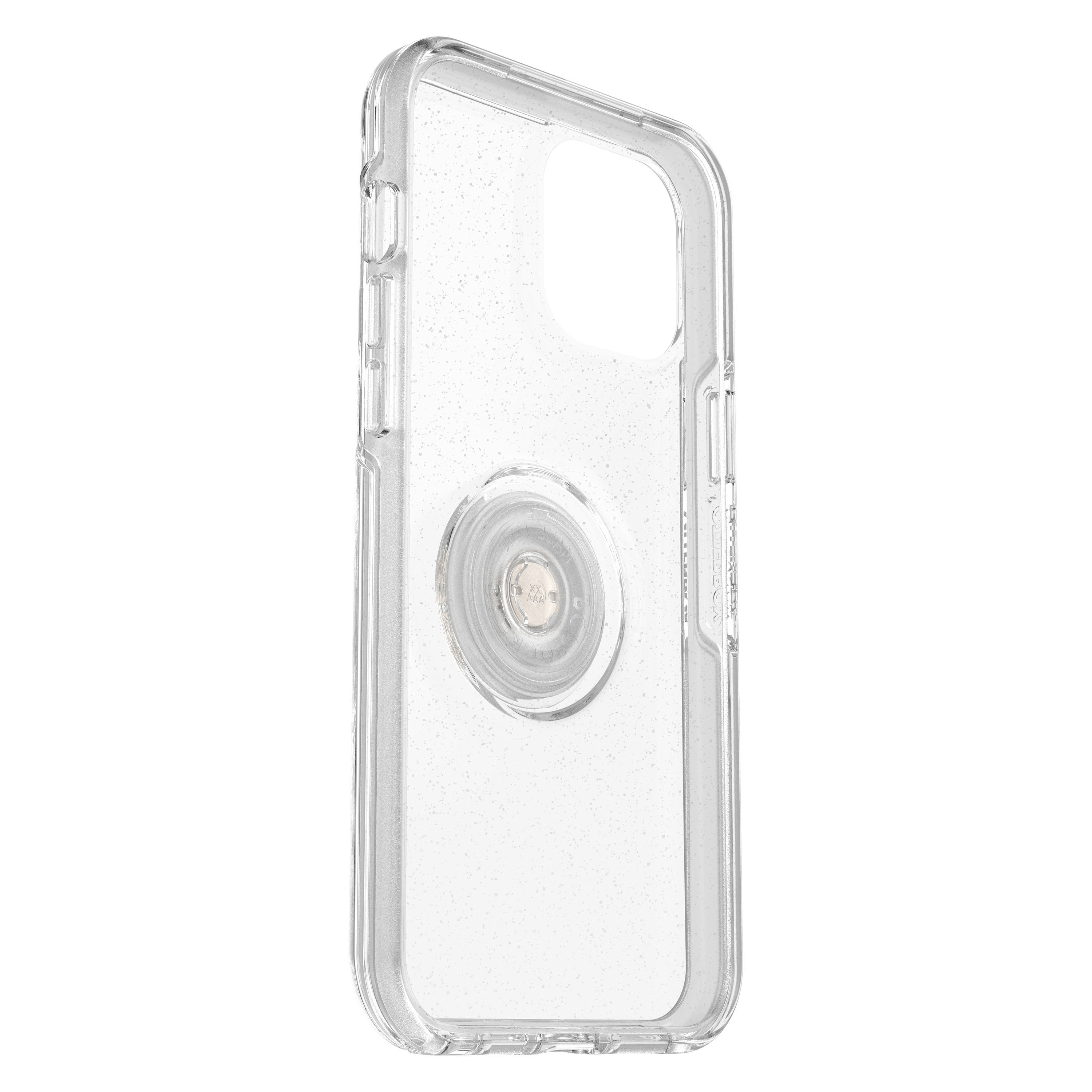 OTTERBOX Otter + Pop Symmetry Series , Backcover, Apple, iPhone 12 Pro Max, Transparent/Glitzer