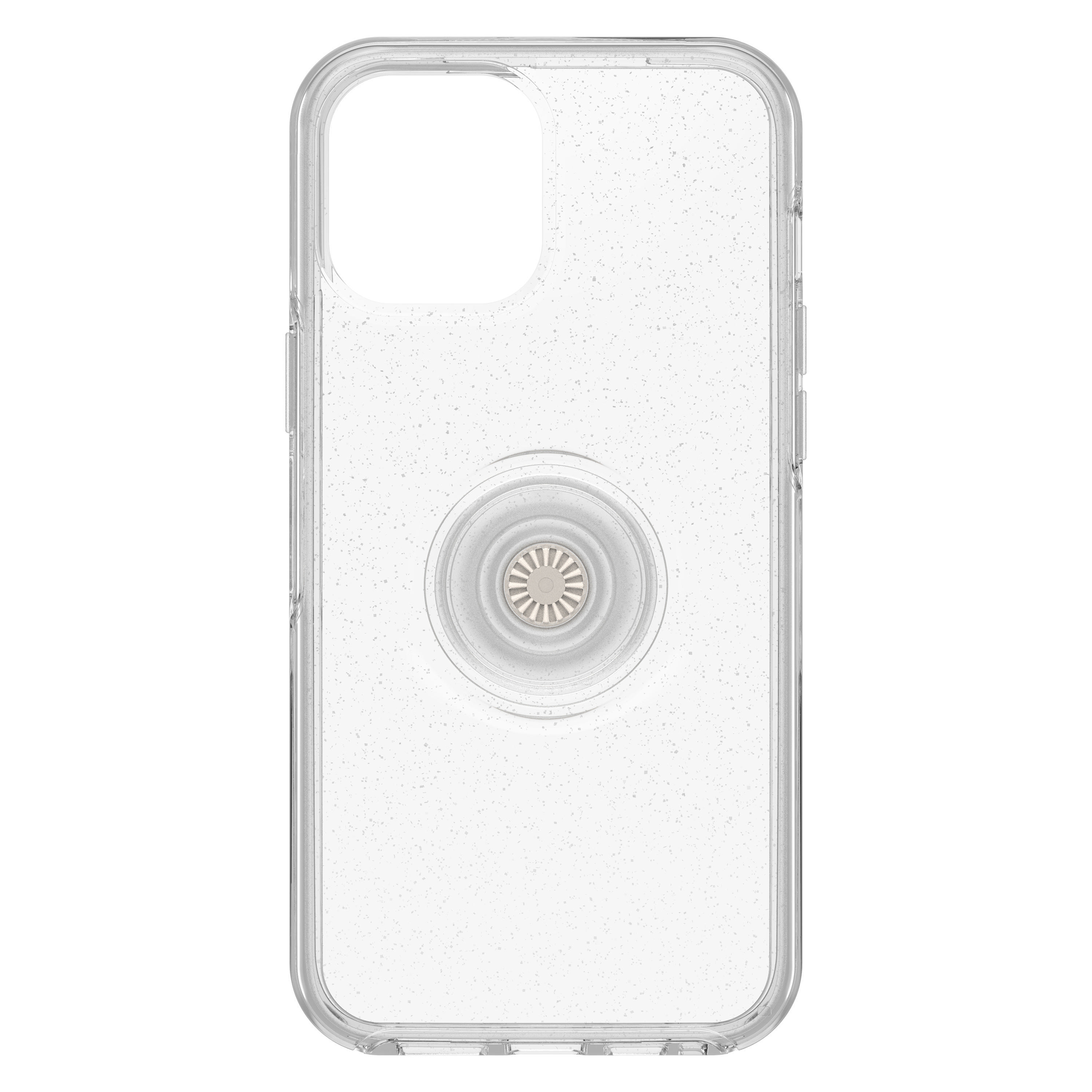 OTTERBOX Otter + Pop Symmetry Series , Backcover, Apple, iPhone 12 Pro Max, Transparent/Glitzer