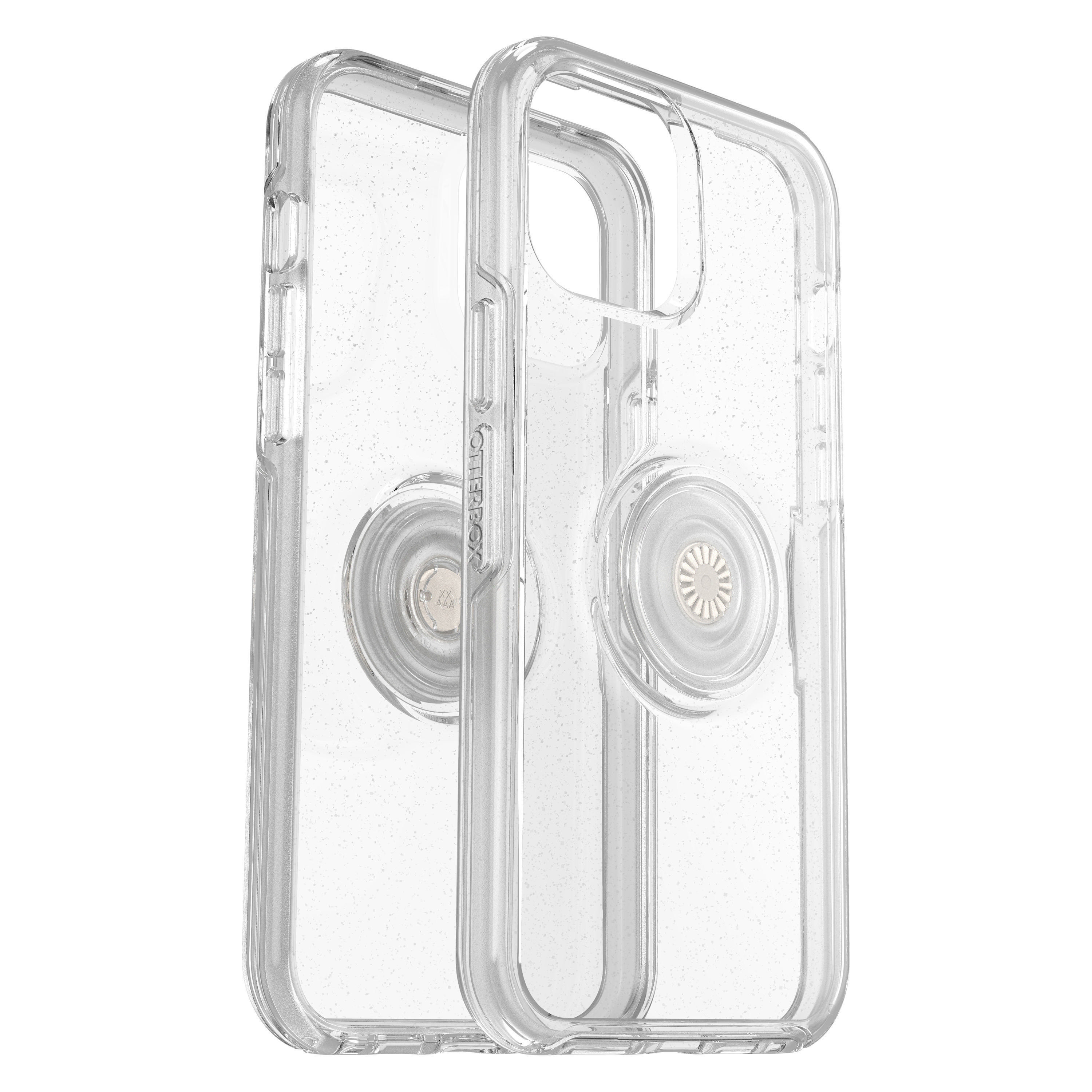 OTTERBOX Otter Max, Backcover, Pop Series 12 Symmetry , Transparent/Glitzer iPhone + Apple, Pro