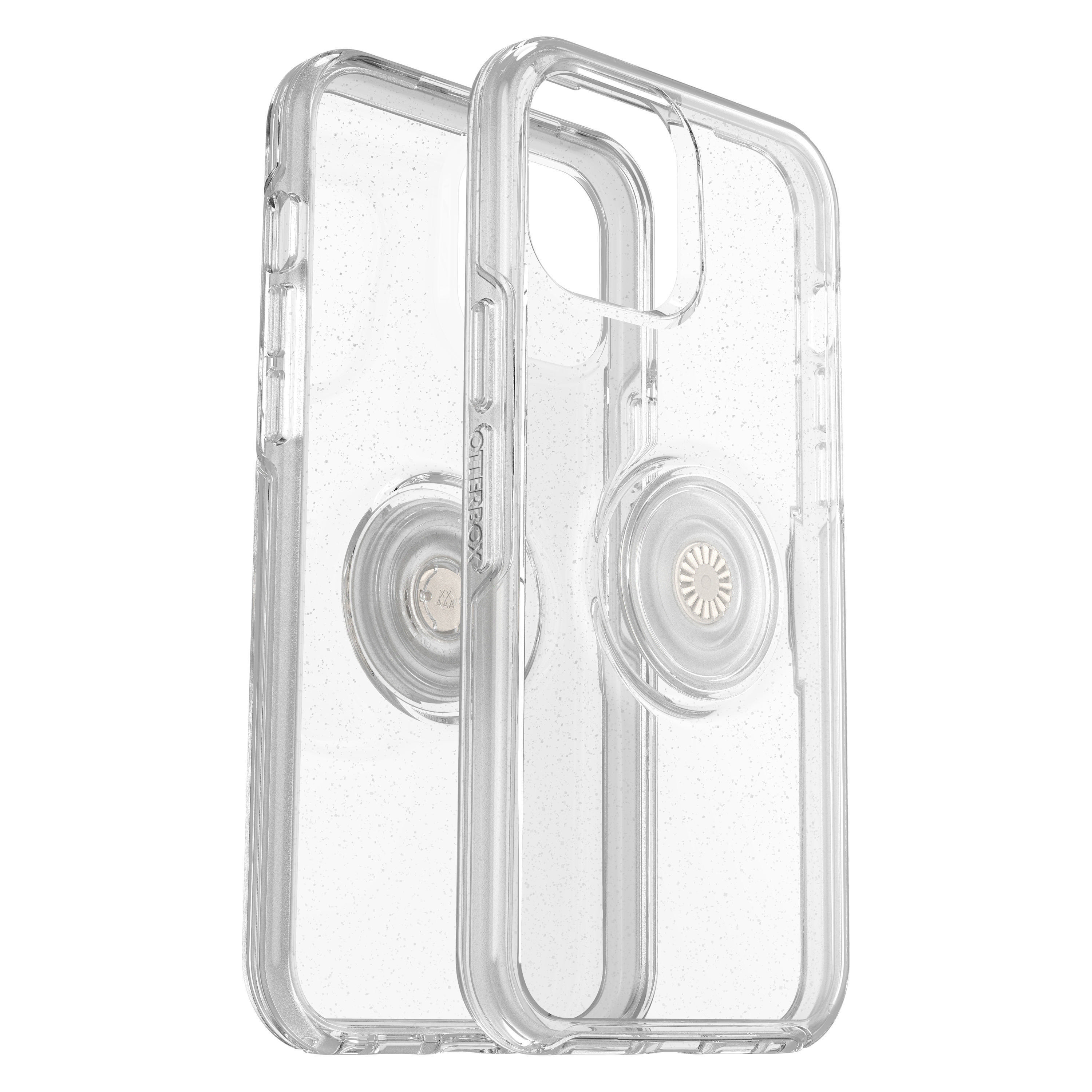 OTTERBOX Otter + Pop Symmetry Series , Backcover, Apple, iPhone 12 Pro Max, Transparent/Glitzer