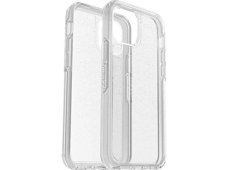OTTERBOX Symmetry Clear , Backcover, Pro, iPhone 12 Transparent/Glitzer 12, iPhone Apple