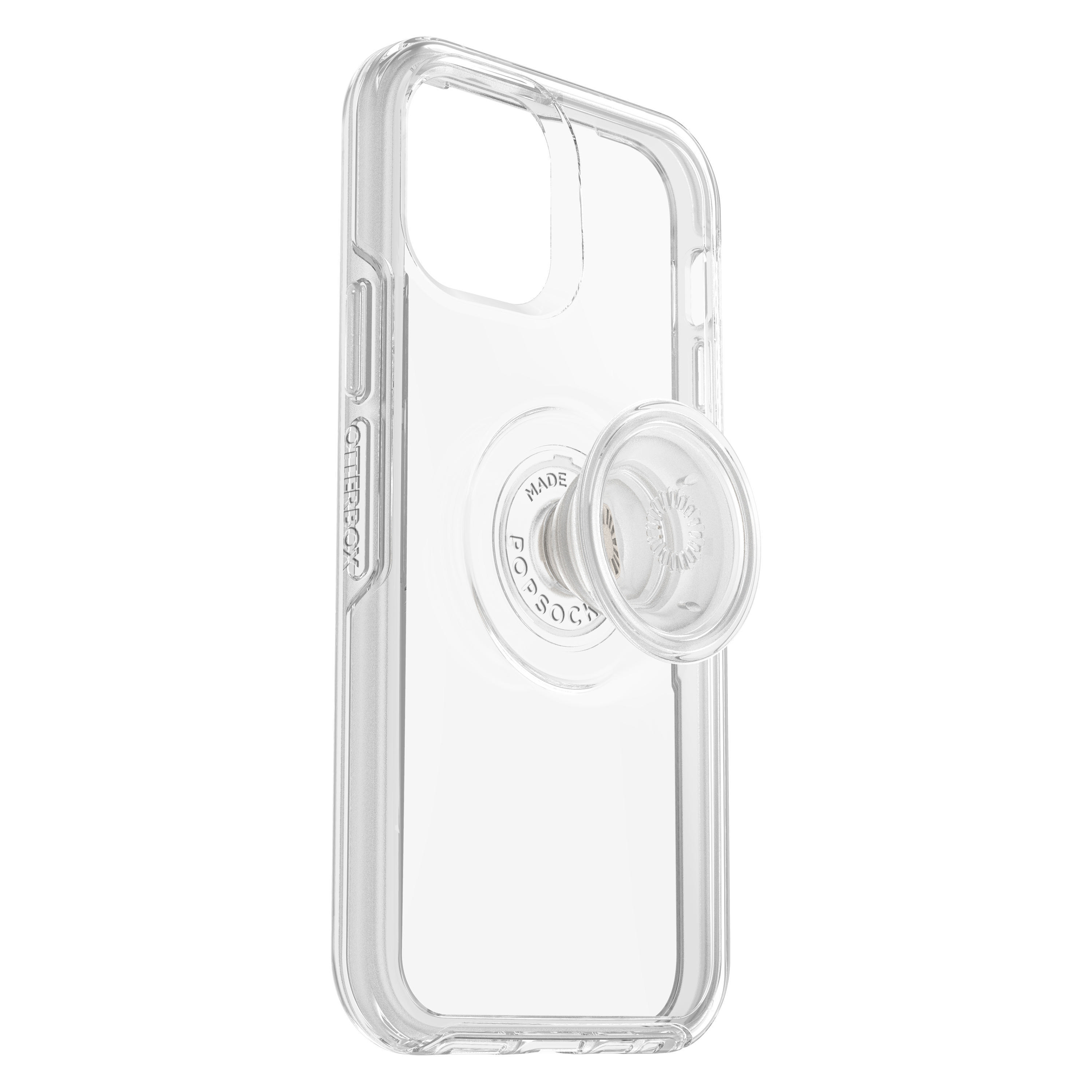 OTTERBOX Otter + Pop Symmetry Series, Backcover, Apple, iPhone 12, iPhone 12 Pro, Transparent