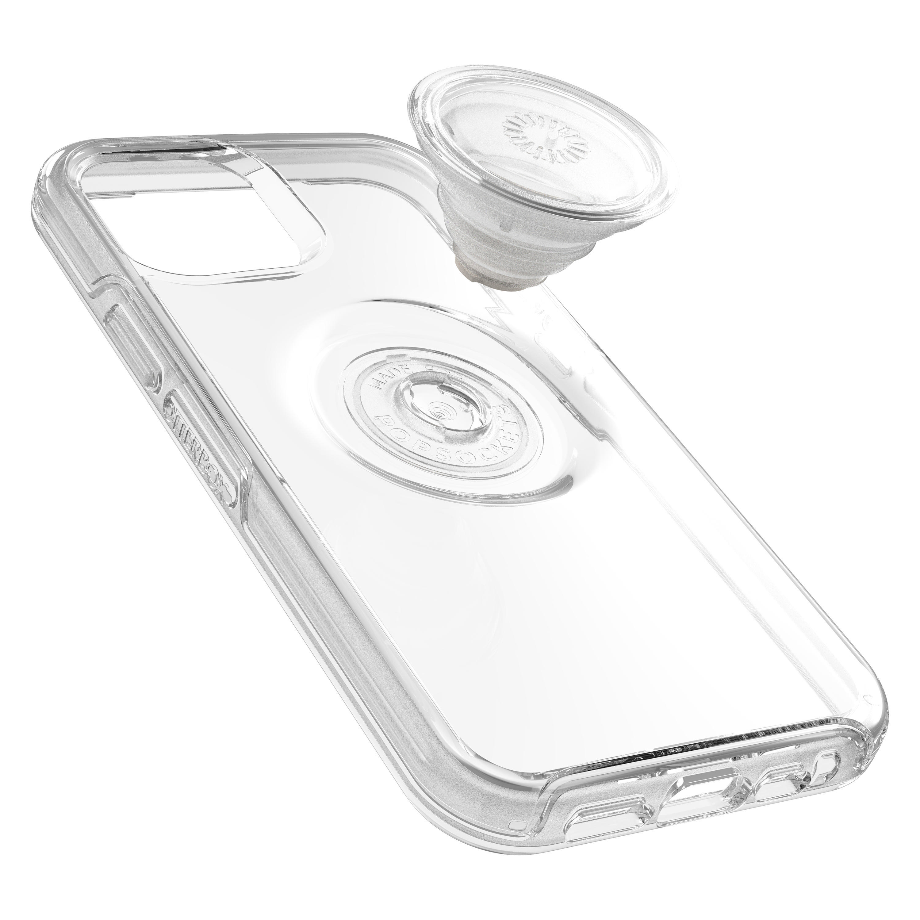 OTTERBOX Otter + Pop Symmetry Series, Backcover, Apple, iPhone 12, iPhone 12 Pro, Transparent