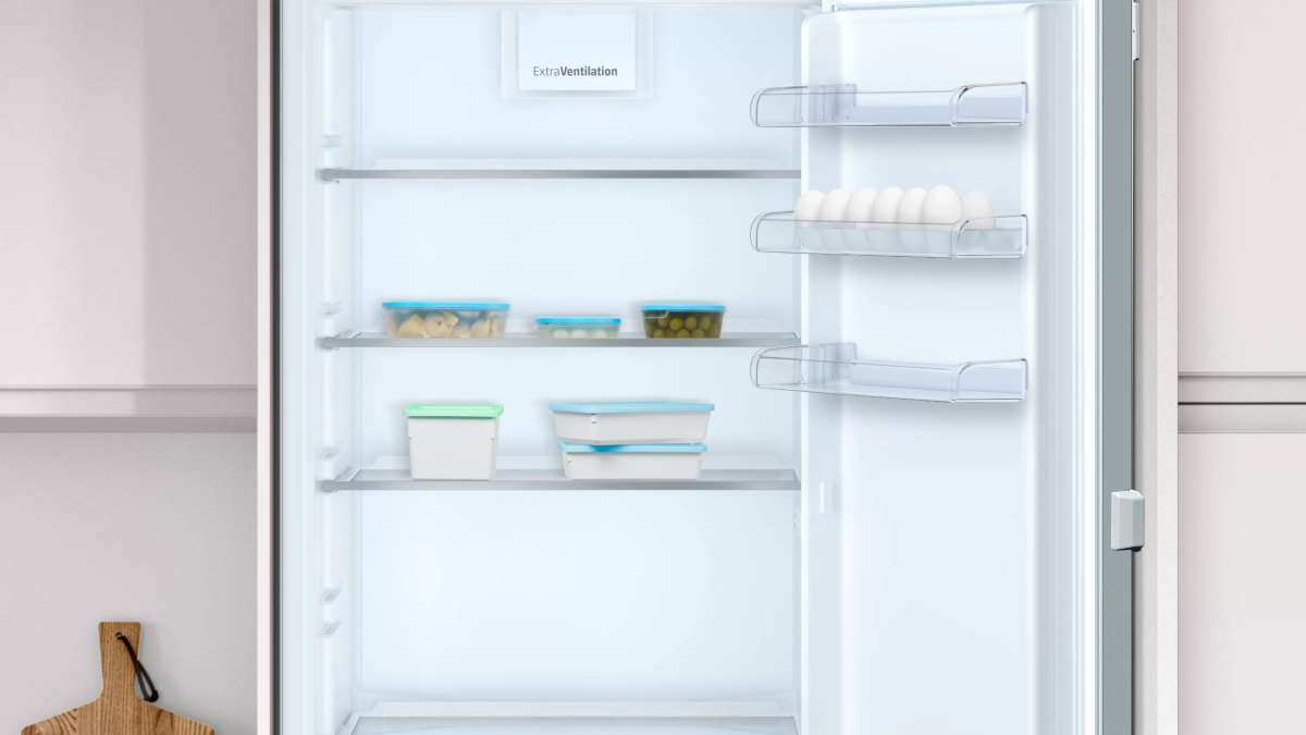 Frigorífico combi - Balay 3KIF713F, 177,2 cm, Encastrable, 39 dB, No Frost, 254 l, Blanco