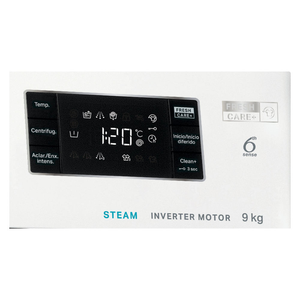 Lavadora carga frontal - Whirlpool FFB 9448 BV SP, 9 kg, 1400 rpm, 14 programas, Blanco