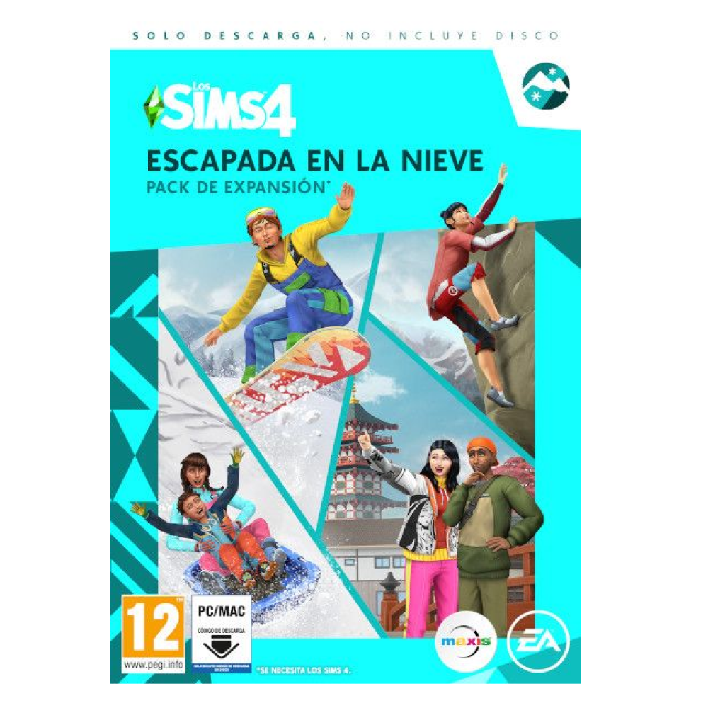 PC Los Sims 4 Escapada en la Nieve Pack de Expansión