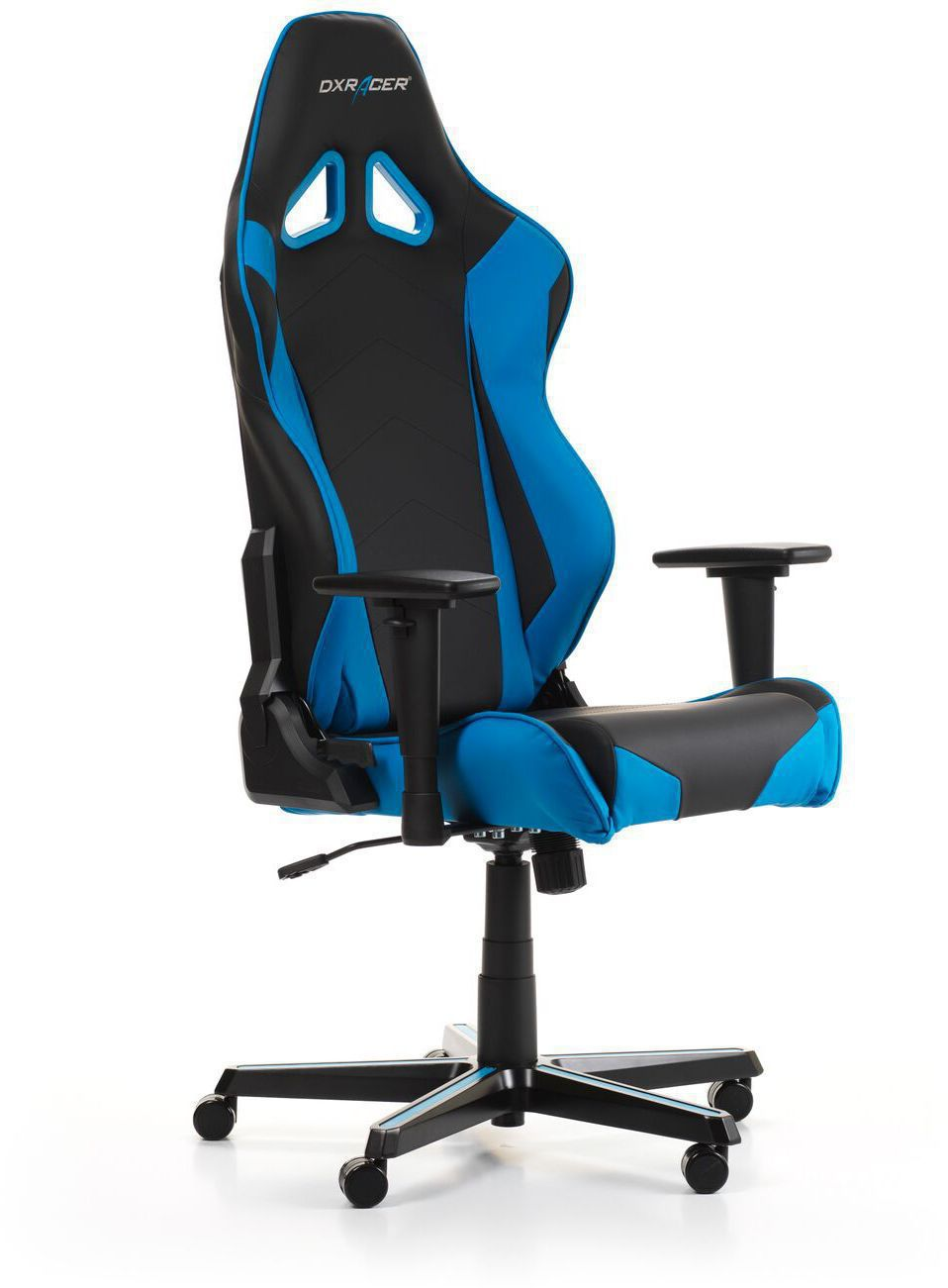DXRACER Racing R0 Gaming Chair, Black/Blue Gaming Stuhl, Schwarz/Blau