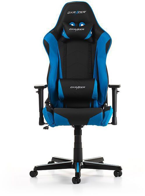 DXRACER Racing R0 Gaming Chair, Black/Blue Gaming Stuhl, Schwarz/Blau