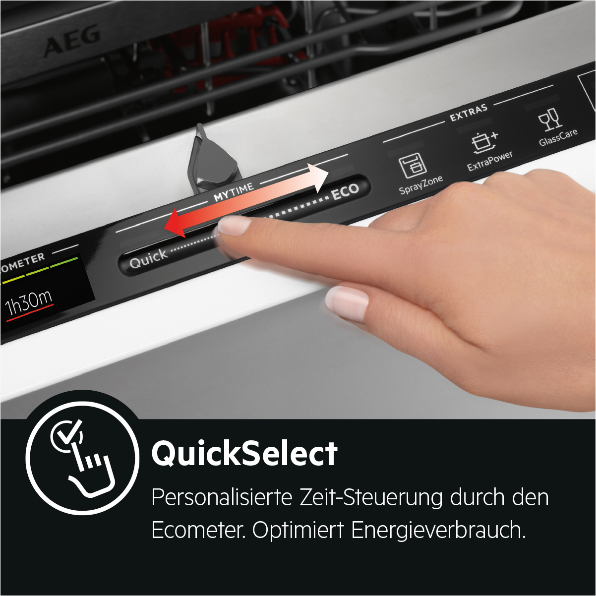 AEG FSB53627P Geschirrspüler (vollintegrierbar, 596 mm breit, 44 dB (A), D)