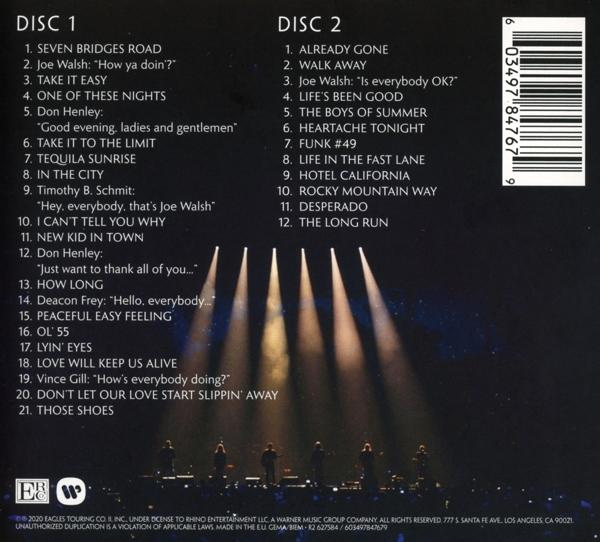 Eagles - Live From The MMXVIII - (CD) Forum