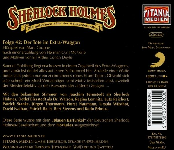 Holmes Sherlock - Doyle - Sherlock Holmes-Folge 42  - (CD)