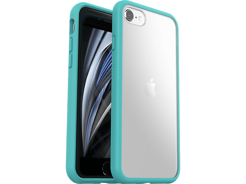 OTTERBOX React, Backcover, 7, Apple, Transparent/Blau iPhone iPhone 8, iPhone gen), (2nd SE