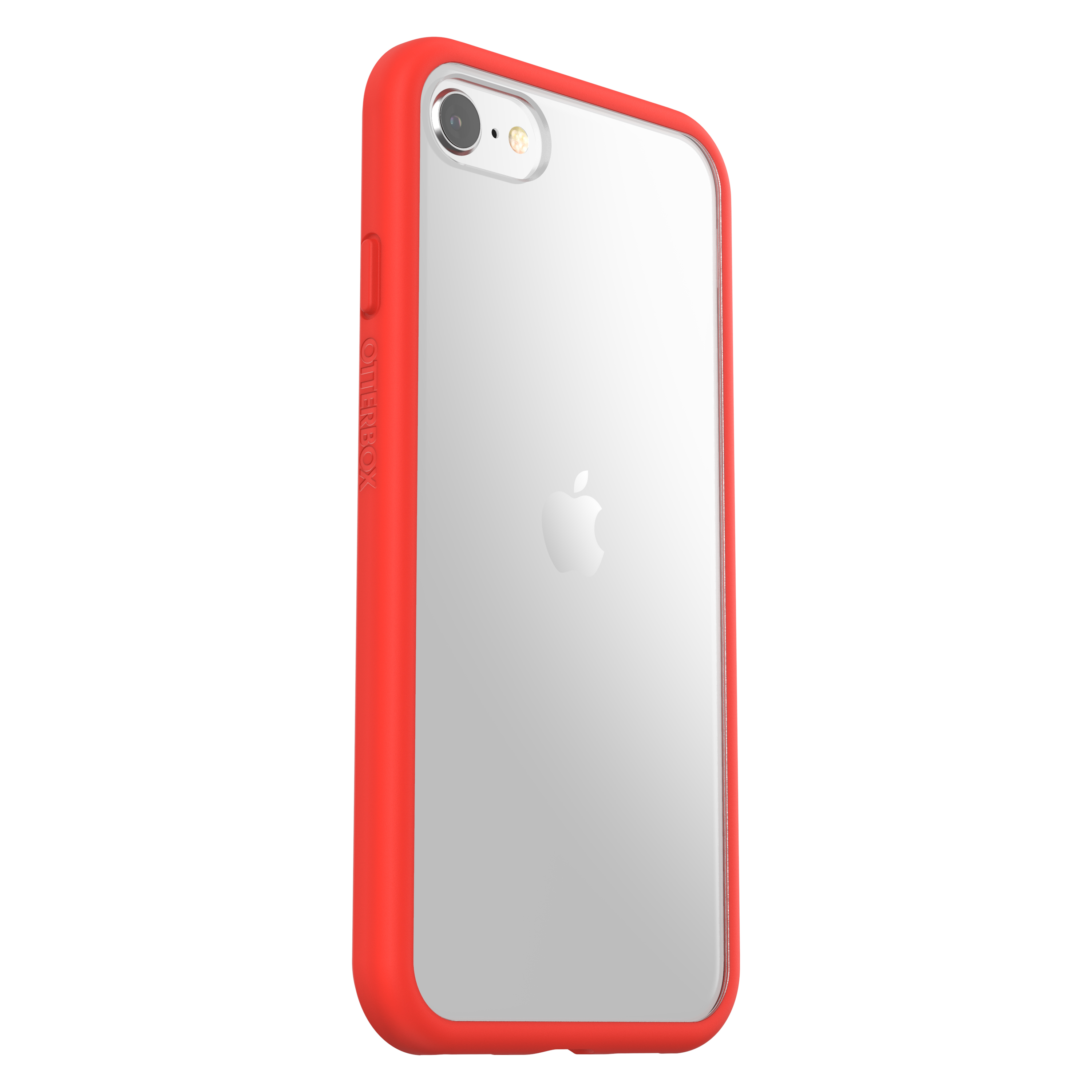 OTTERBOX React, Backcover, Apple, iPhone SE (2nd gen), iPhone 7, iPhone 8, Transparent/Rot