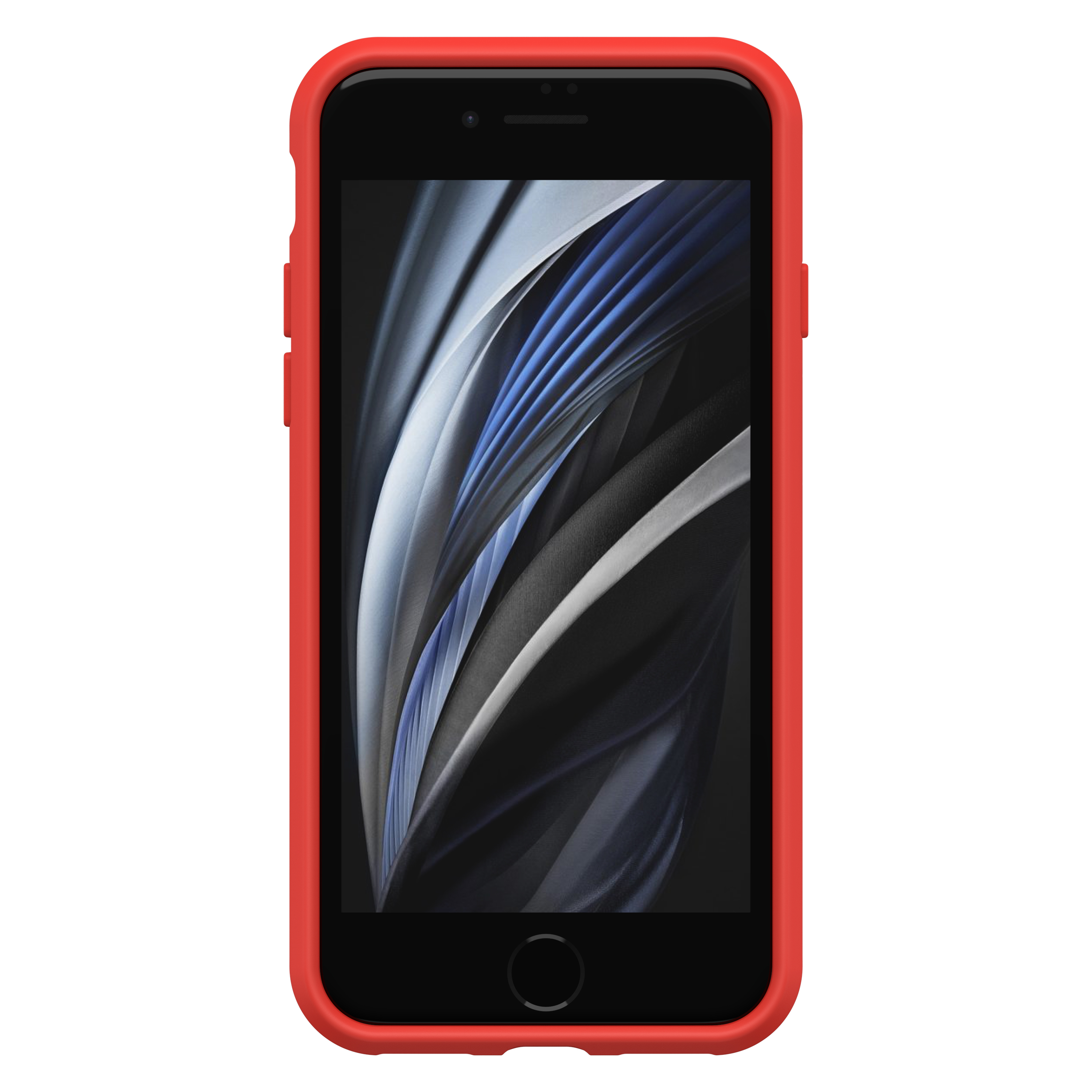 OTTERBOX React, Backcover, Apple, iPhone SE (2nd gen), iPhone 7, iPhone 8, Transparent/Rot