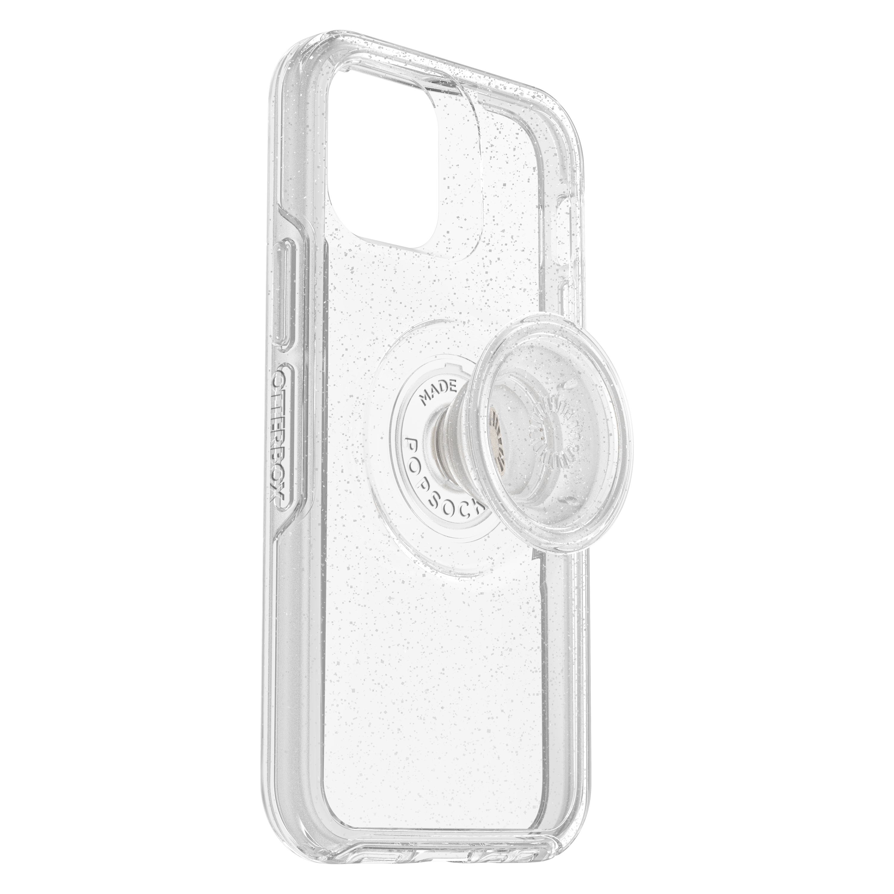OTTERBOX Otter + Pop Symmetry Series Clear, Backcover, Apple, iPhone 12 Mini, Transparent/Glitzer