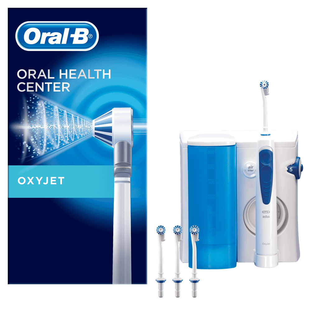 Irrigador - Oral-B OxyJet MD20, 600ml, Control nivel de presión del agua