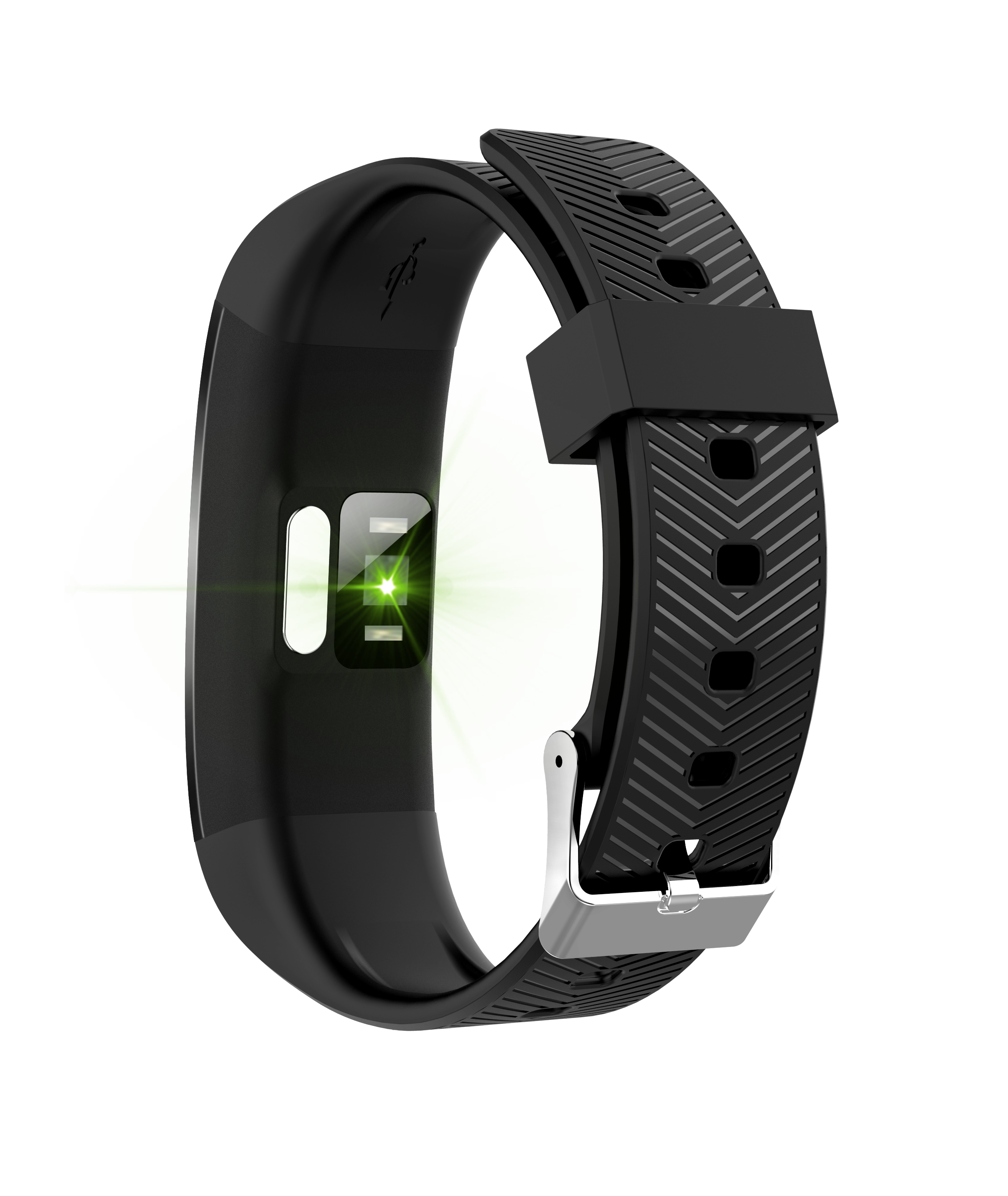 ONESTYLE SB-BT-C4 Smartband C4, Fitness Tracker, 180 - 235 mm, Schwarz