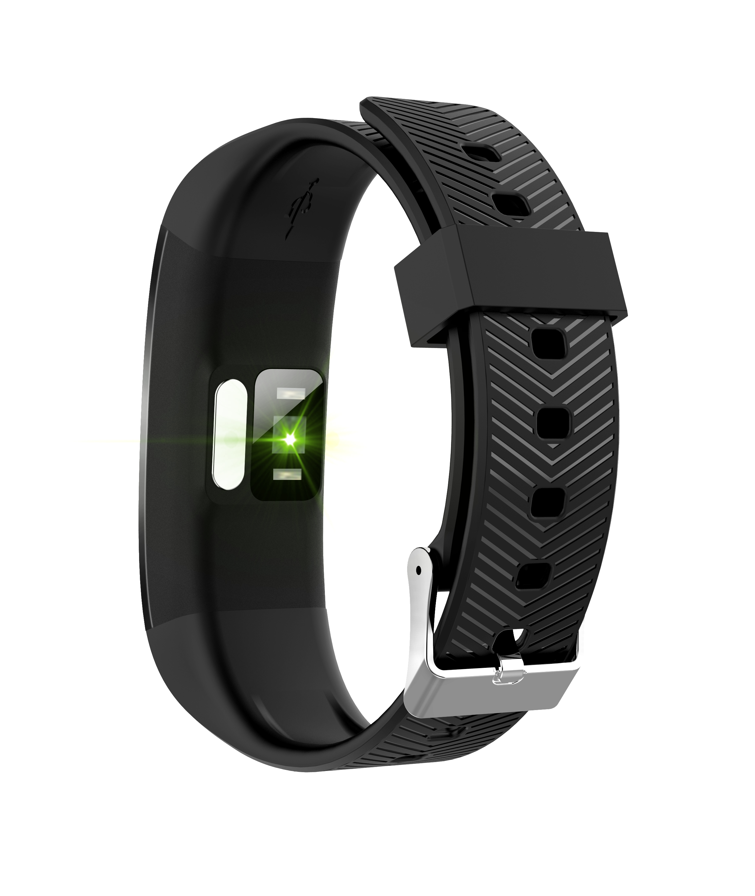 ONESTYLE SB-BT-C4 Smartband C4, Fitness Tracker, 180 - 235 mm, Schwarz