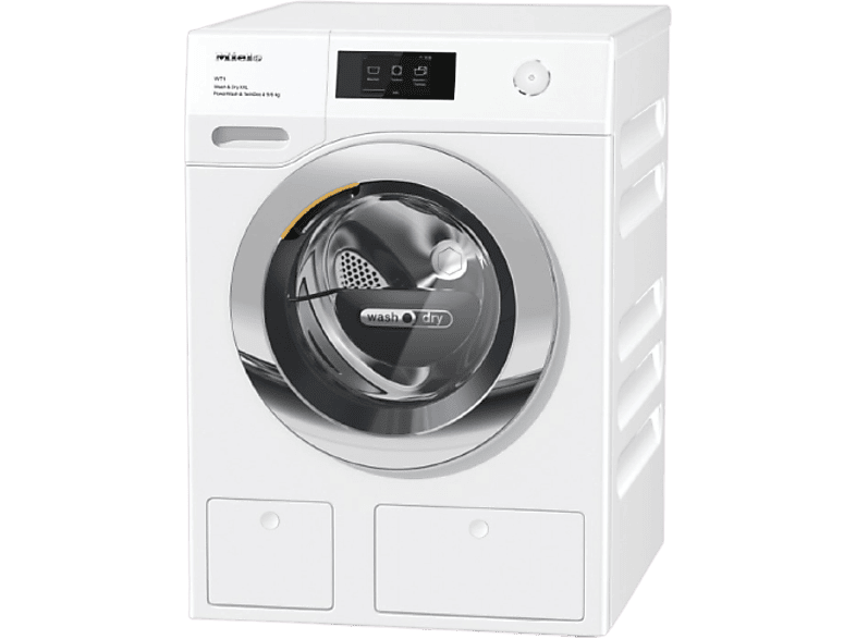 Miele WTW 870 WPM Pwash & TDOS 9/6 KG WT1 LOTOSweiss Waschtrockner (9 kg / 6 kg, 1,600 U/Min., freistehend, Lotosweiß)