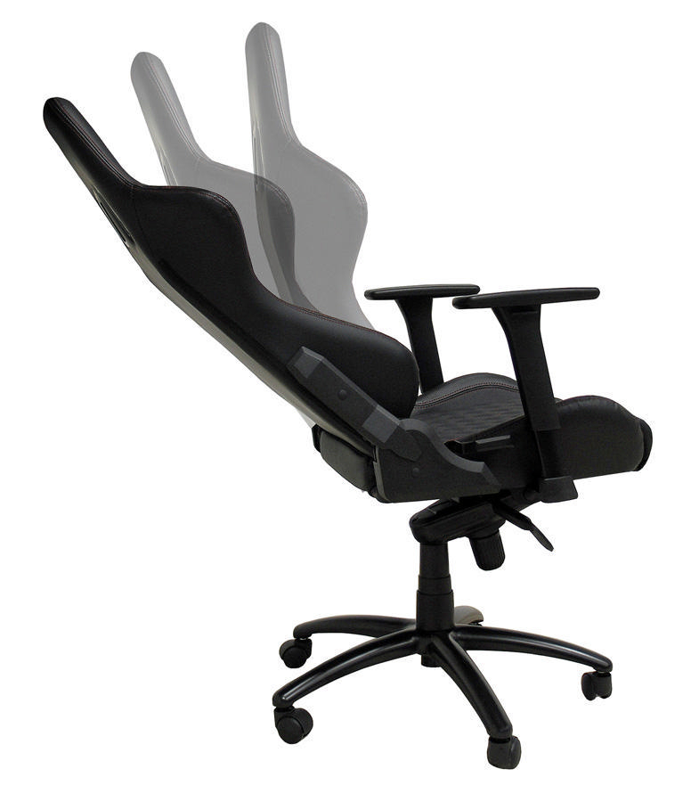 LC-POWER LC-GC-3  Gaming Stuhl, Schwarz/Schwarz