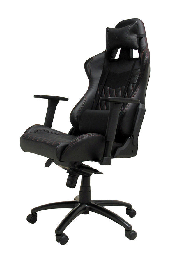 LC-POWER LC-GC-3  Gaming Stuhl, Schwarz/Schwarz