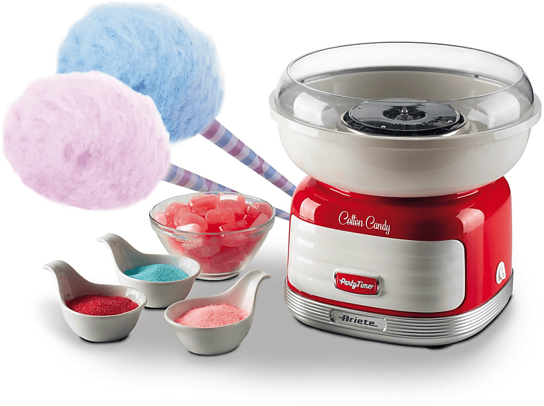Ariete 2973R ZUCKERWATTEMASCHINE Party Time rot