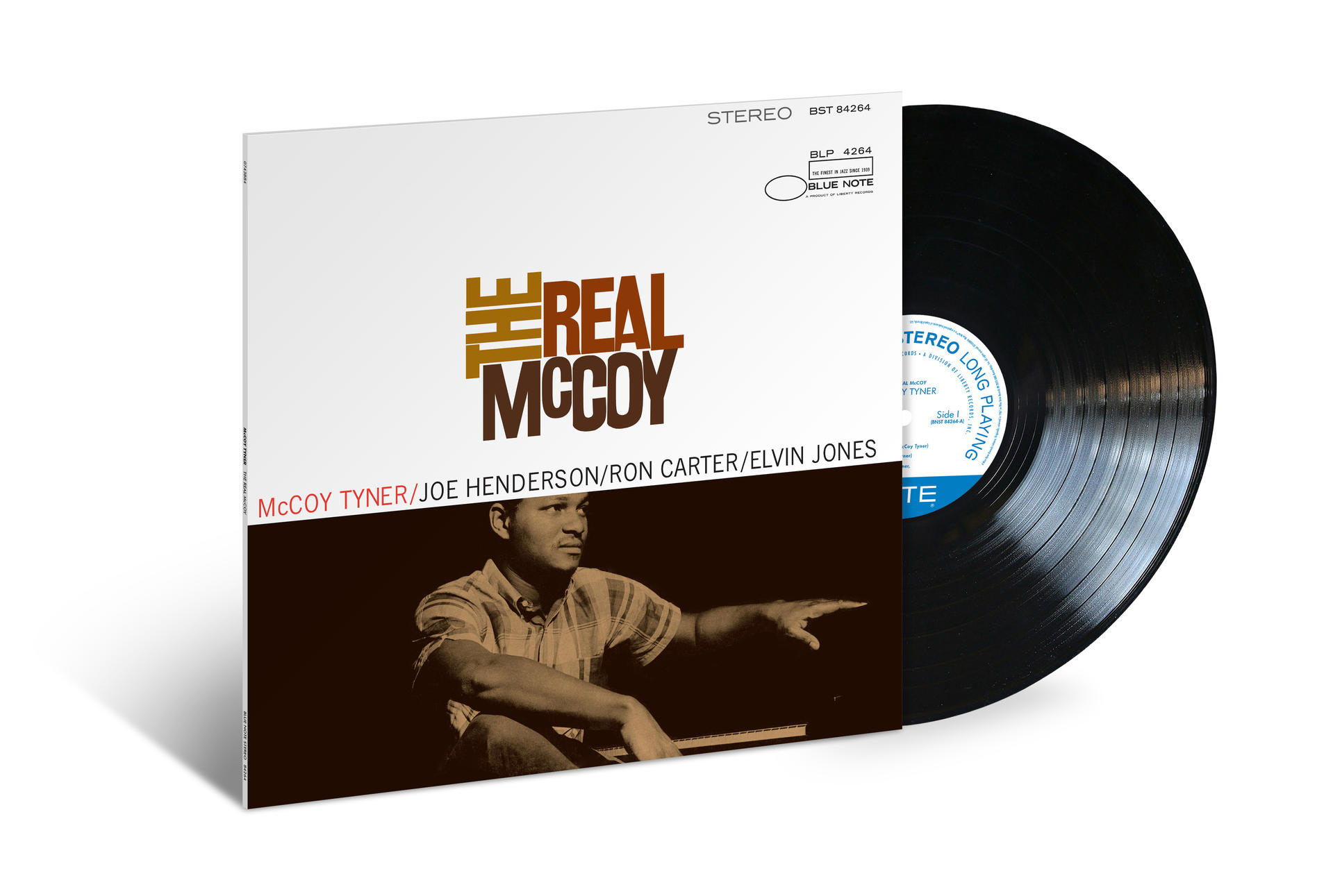 Eine Schallplatte mit einem Albumcover mit der Aufschrift "The Real McCoy".