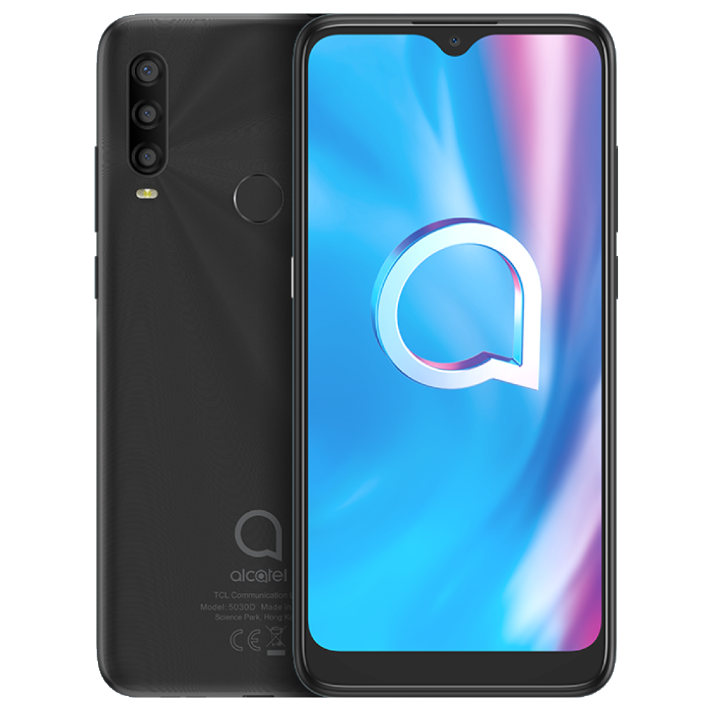 Móvil - Alcatel 1SE (2020), Gris, 64 GB, 4 GB, 6.22" FHD+, Unisoc SC9863A, 4000 mAh, Android