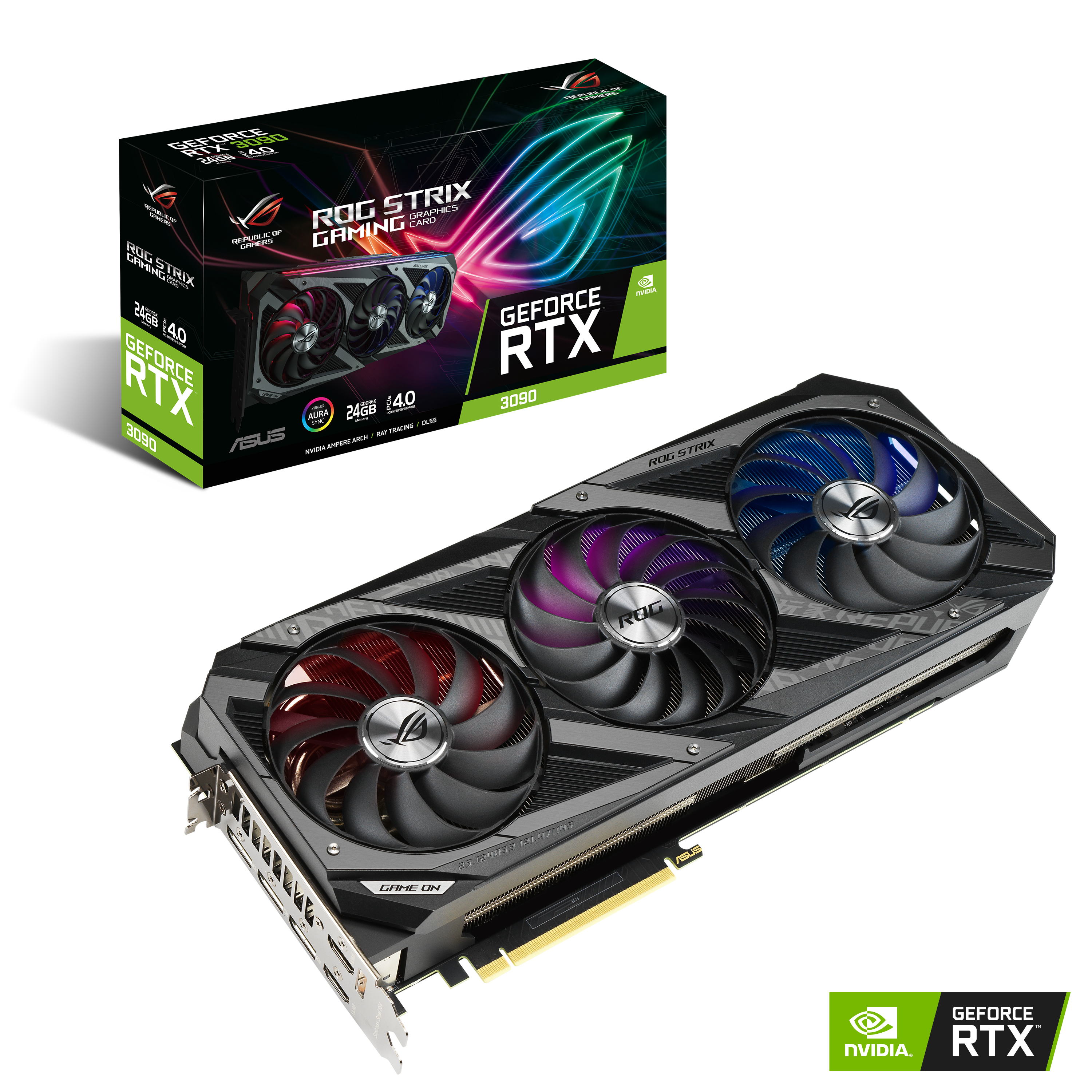 ASUS Grafikkarte TUF Gaming GeForce® RTX 3090, TUF-RTX3090-24G-GAMING, 24GB GDDR6X (90YV0FD0-M0NM00)