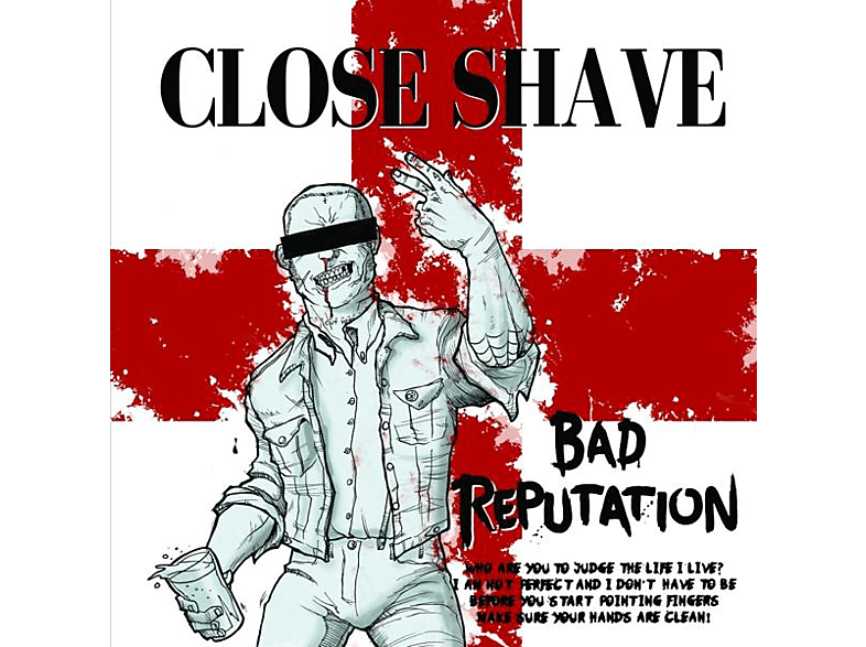 Close Shave - White/Red (Vinyl) Reputation Bad Vinyl) - (Ltd