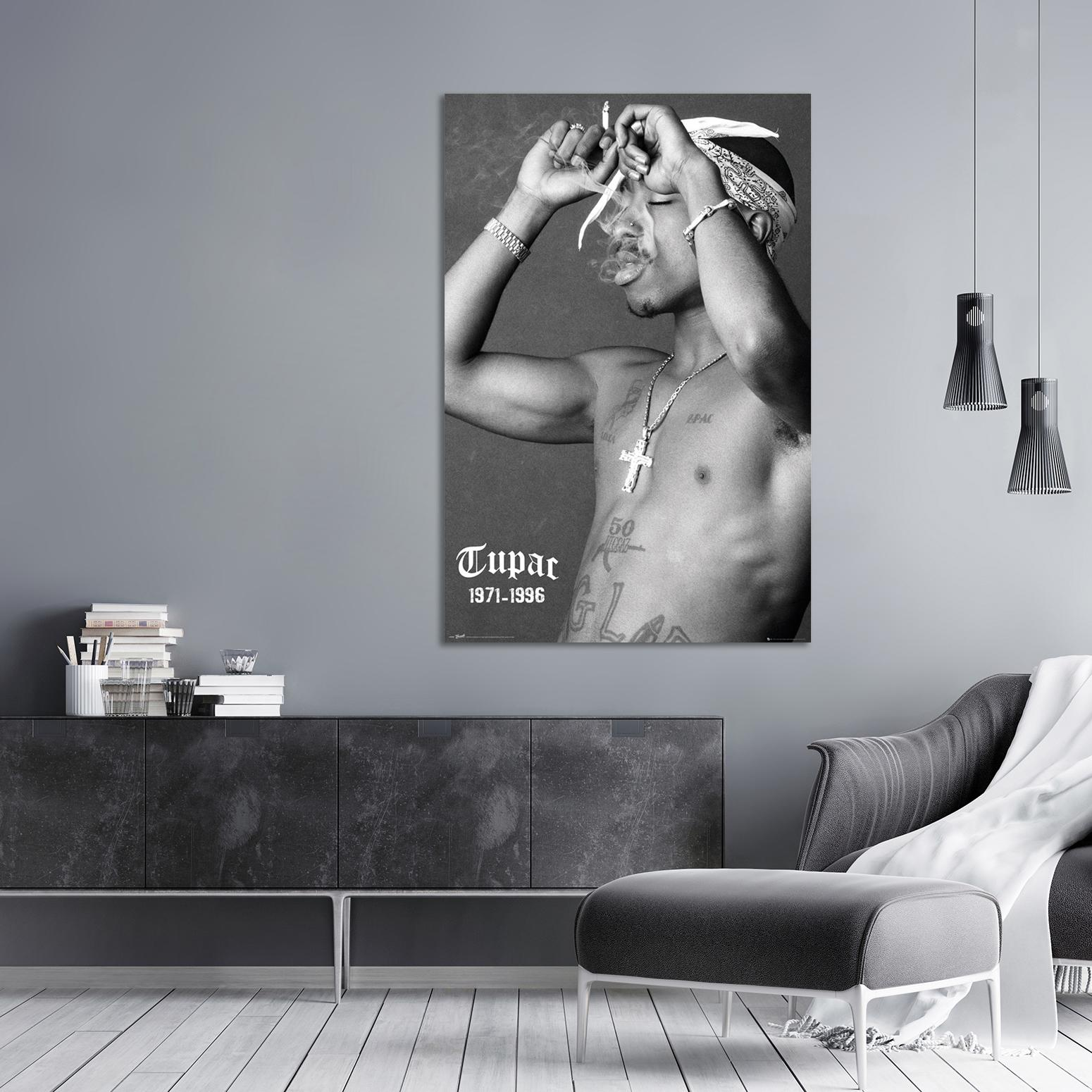 GB EYE Tupac Shakur Poster Smoke  Großformatige Poster