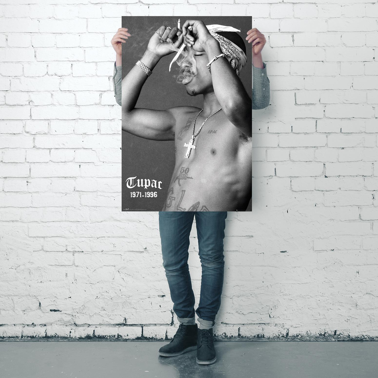 GB EYE Tupac Shakur Poster Smoke  Großformatige Poster