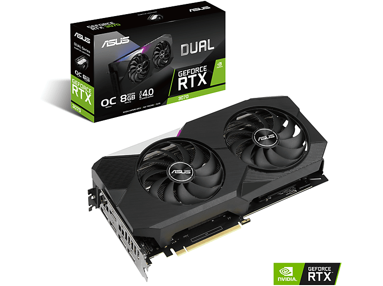 ASUS GeForce RTX™ 3070 Dual OC 8GB (90YV0FQ0-M0NA00) (NVIDIA ...