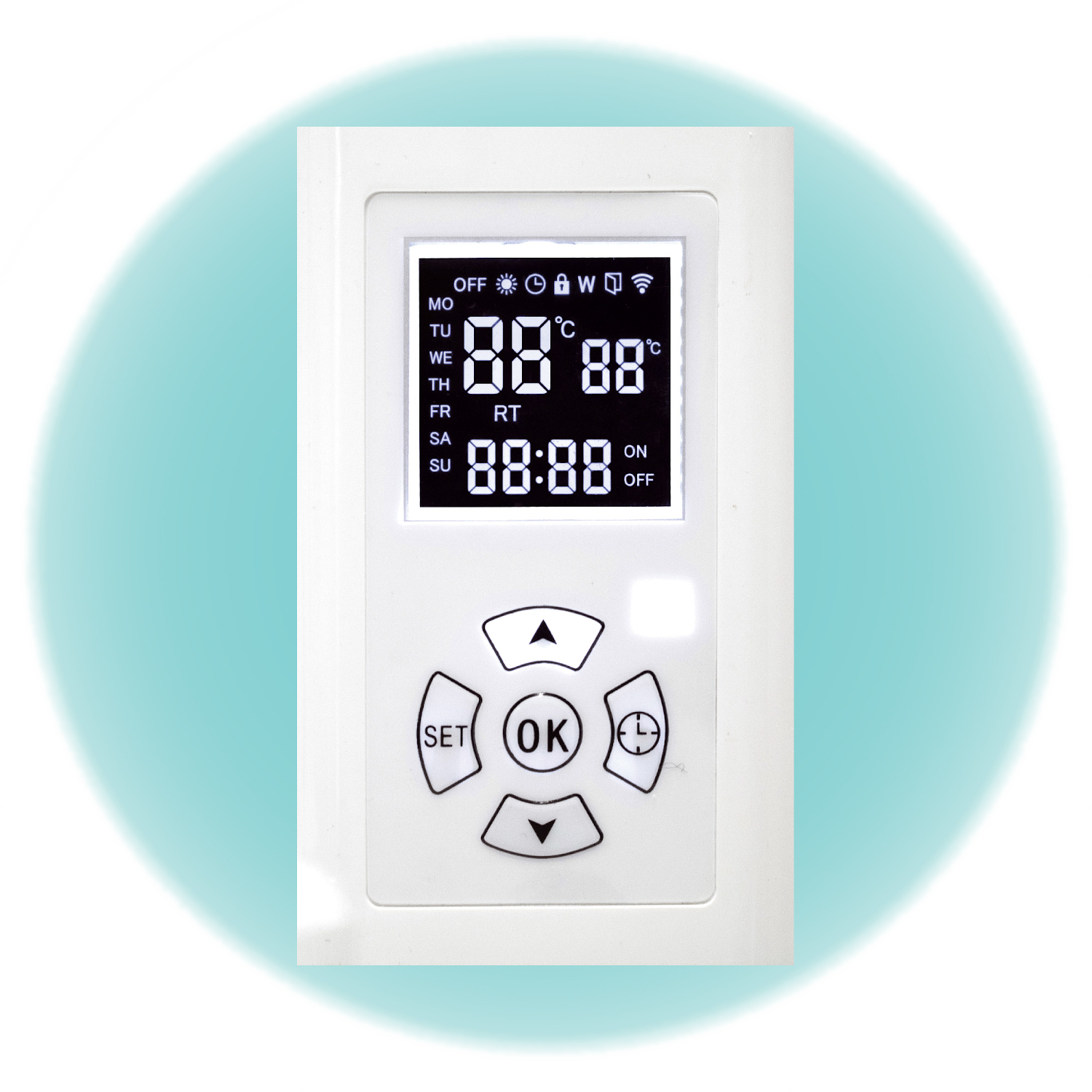 HOME FLOR 1000 Olajradiátor, lapos, 1000W