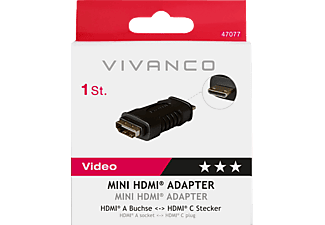 Volwassenheid rekenkundig Specialiteit VIVANCO 47077 HDMI/ Mini HDMI-Adapter online kaufen | MediaMarkt