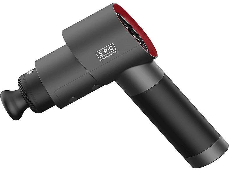 SPC SPCMG-06SB Massage-Pistole (Schwarz/Rot)