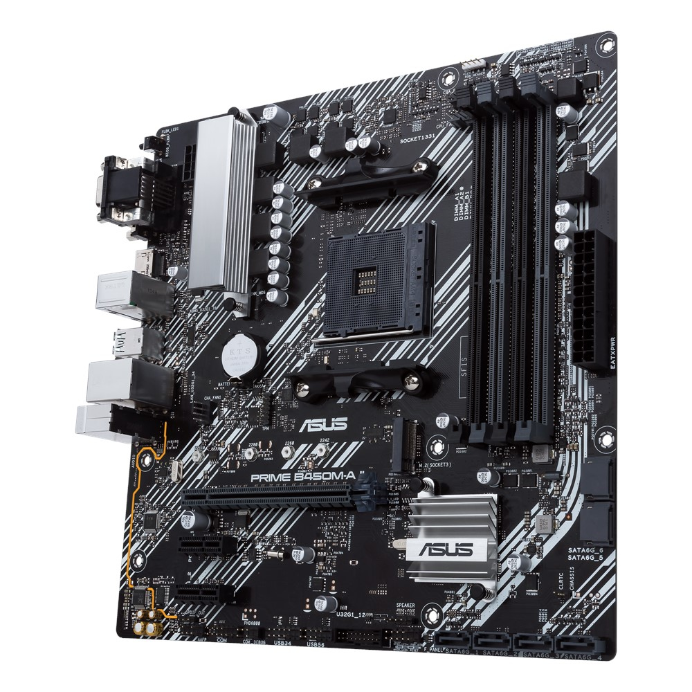 ASUS 90MB15Z0-M0EAY0 PRIME B450M-A II Mainboard Schwarz
