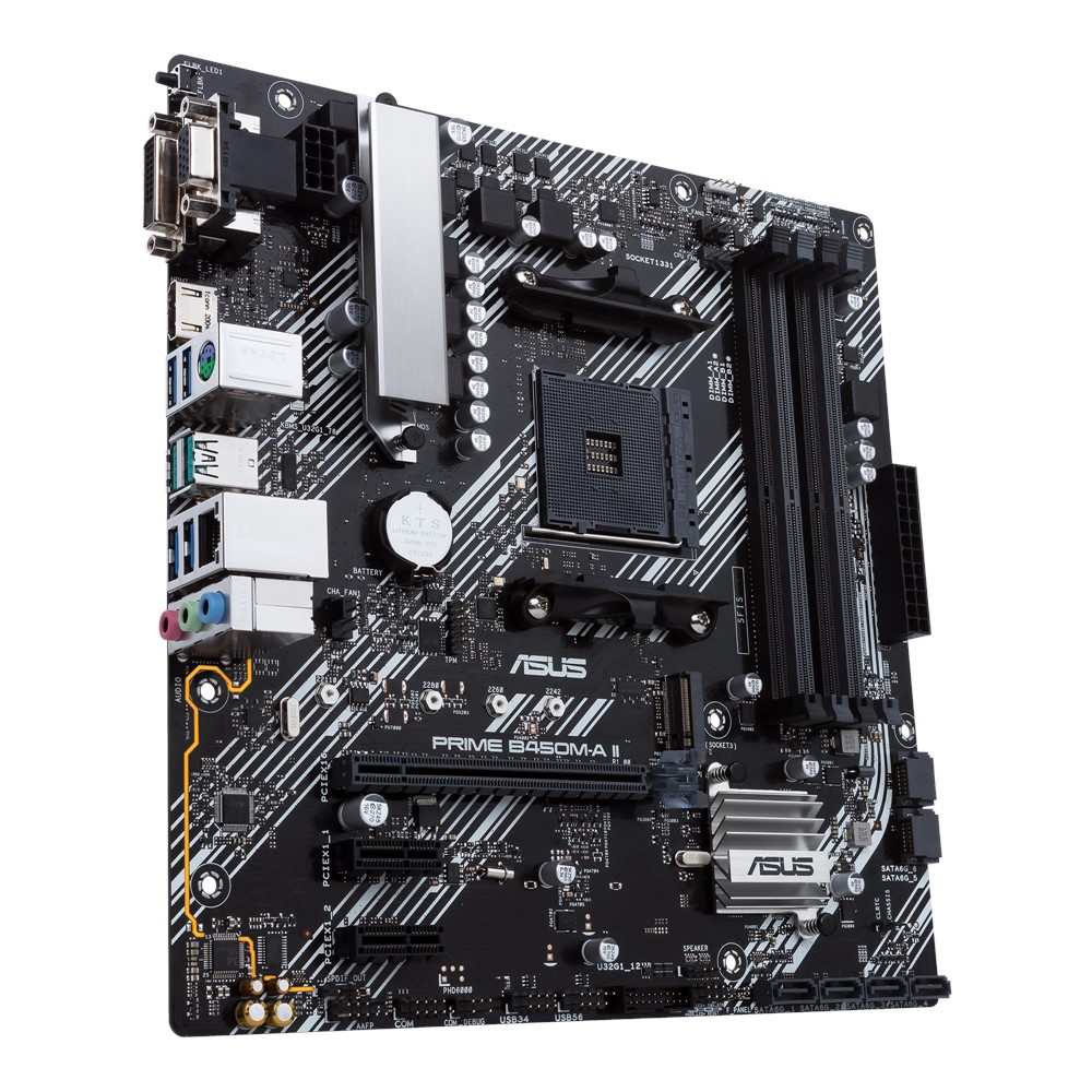 ASUS 90MB15Z0-M0EAY0 PRIME B450M-A II Mainboard Schwarz