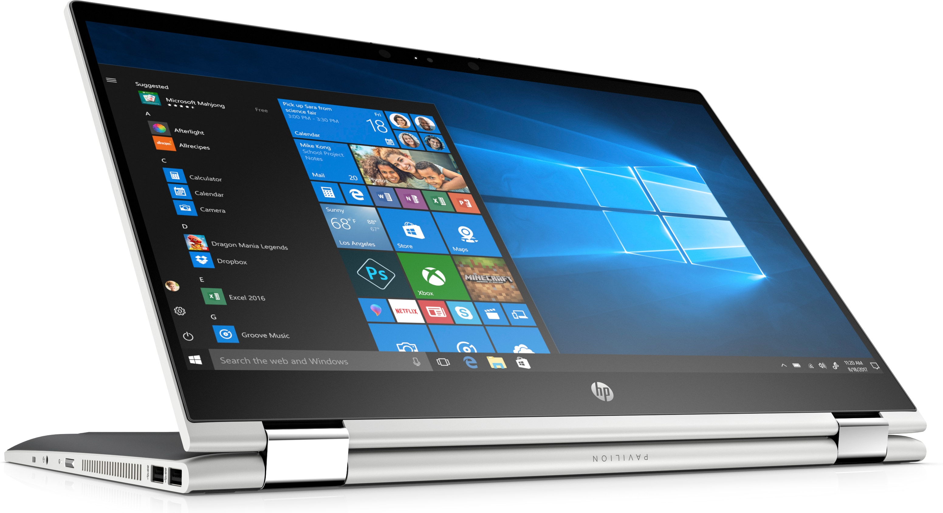 HP Pavilion x360 15-cr0301ng - 15,6 Zoll - Intel® Core™ i3 i3-8130U - 8 GB - 1 TB - Intel® UHD 620 - Windows 10 Home (64 Bit)