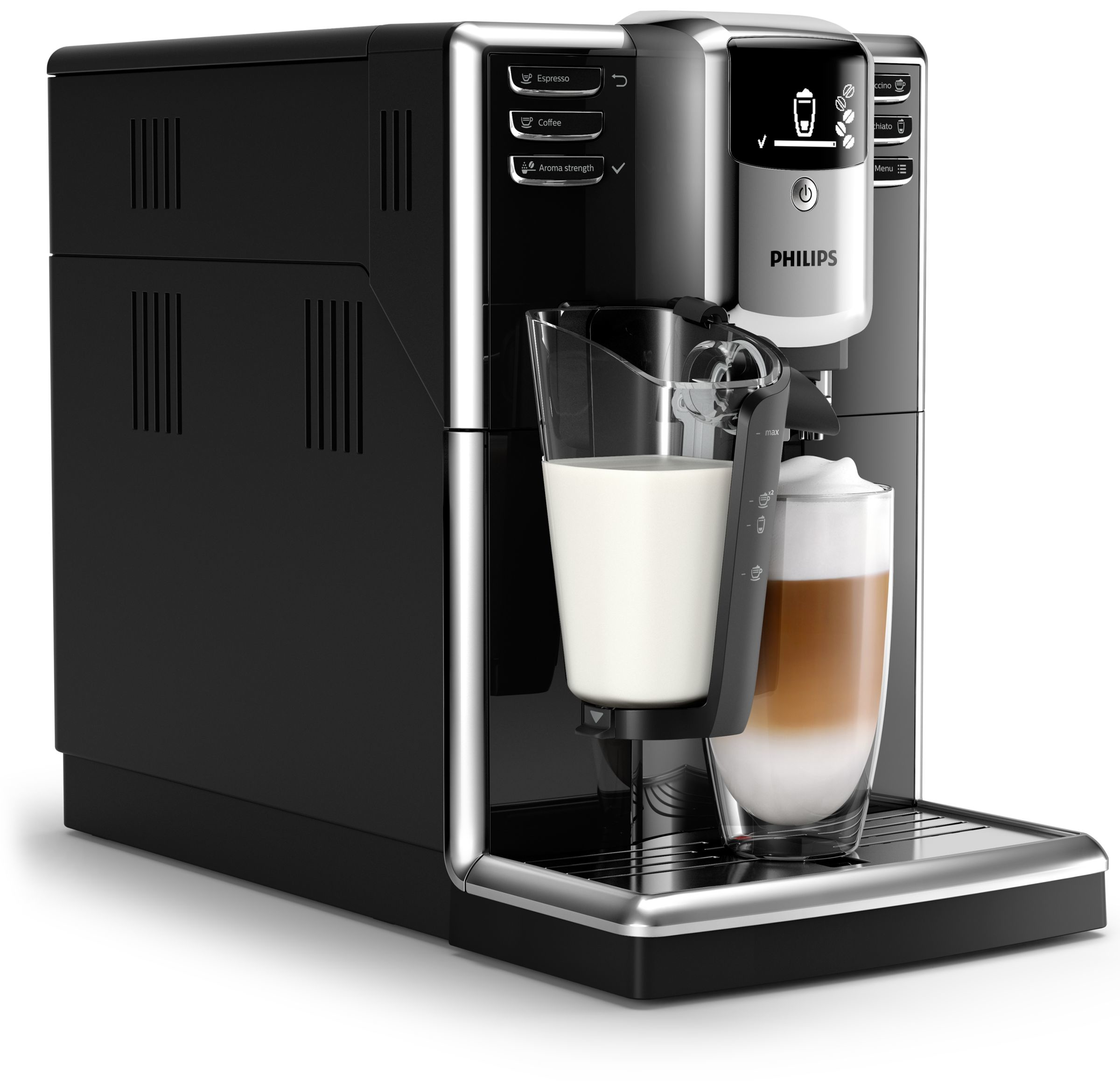 PHILIPS EP 5330/10 Latte Go Kaffeevollautomat Klavierlack/Schwarz (Wassertank)