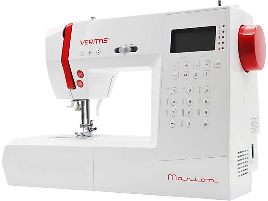 VERITAS Marion - Machine à coudre (Blanc/Rouge)