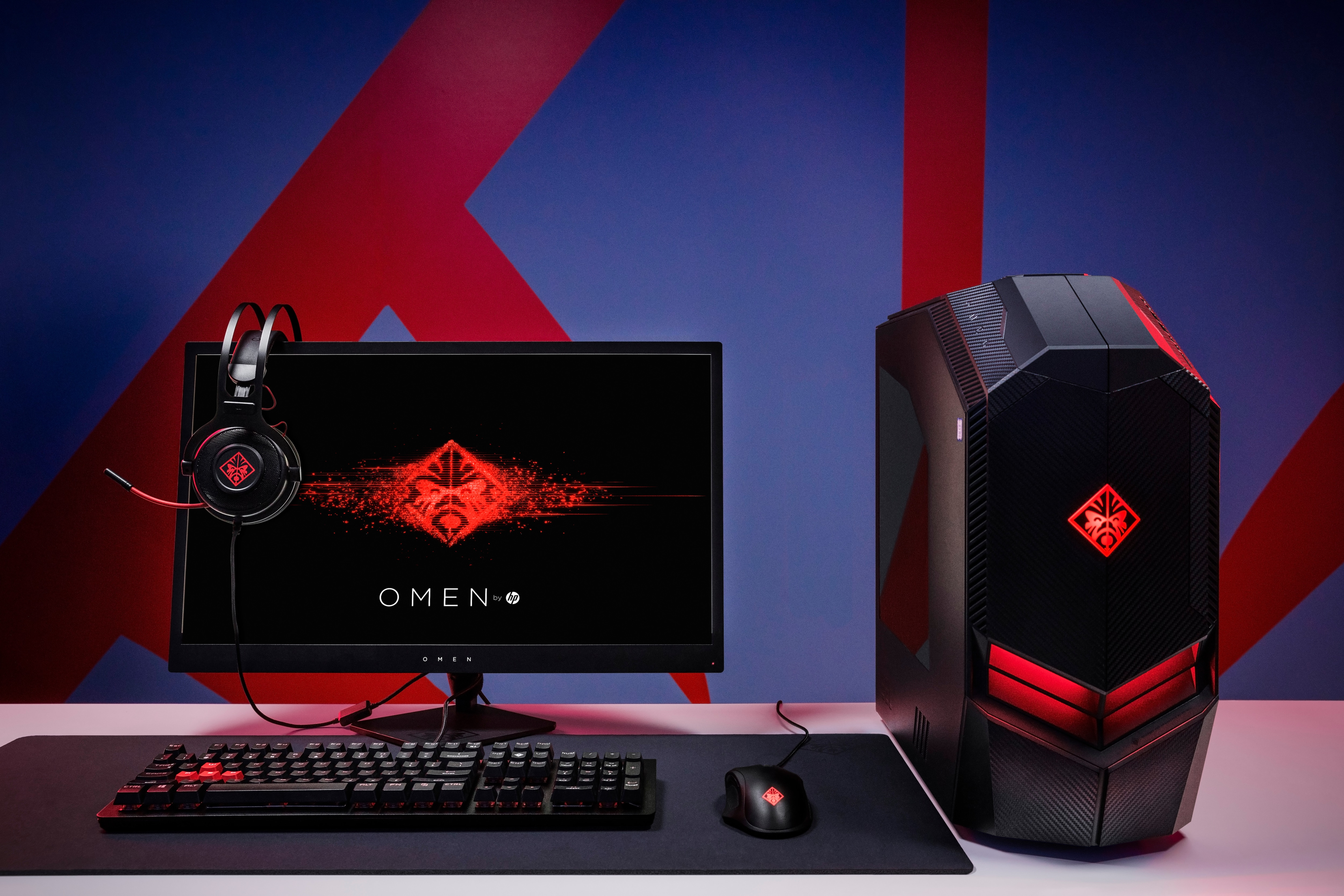 HP OMEN Desktop 880-106ng - Intel® Core™ i7 i7-8700 - 16 GB - 2 TB - NVIDIA GeForce® GTX 1080 - Windows 10 Home (64 Bit)