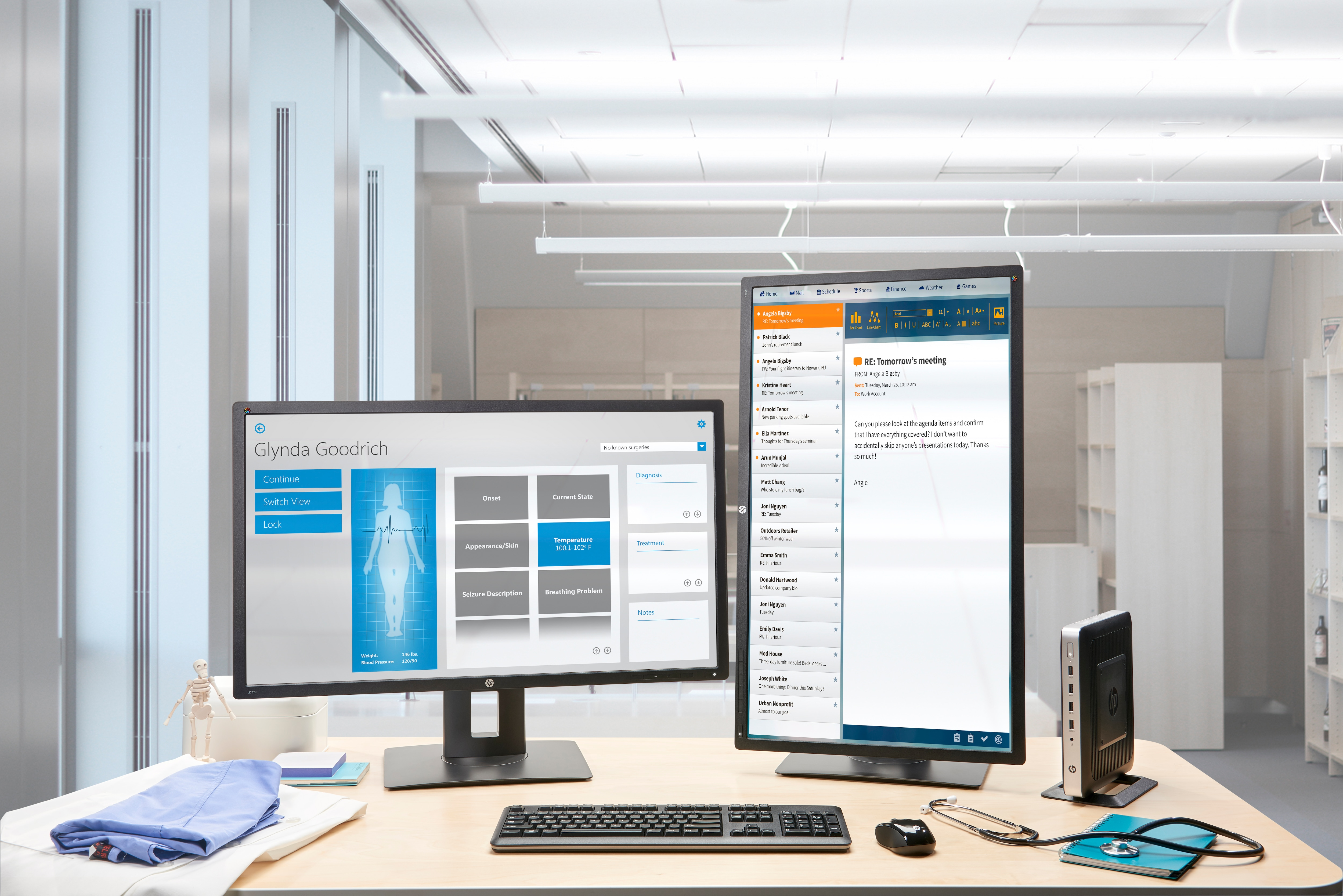 HP - B2B t630 Thin Client - AMD G-Series GX-420GI - 4 GB - 8 GB