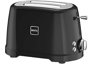 NOVIS T2 - Toaster (Silber/Schwarz)