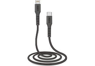 SBS MOBILE Lightning till USB-C 1 meter - Svart