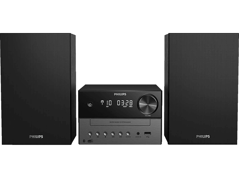 PHILIPS M 3505 Mini Stereoanlage (schwarz)